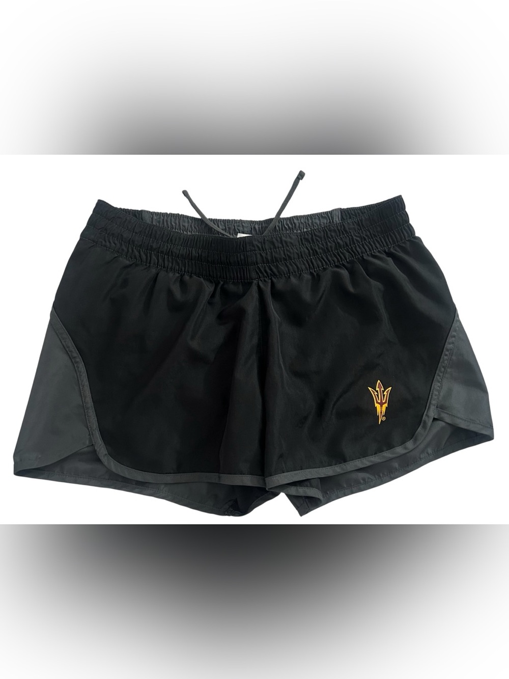 ASU Arizona State Sun Devils Women’s M 7/9 Running Shorts Black Rivalry Threads